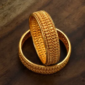 Golden Gheru Bangle PGGRBSR6-25-024
