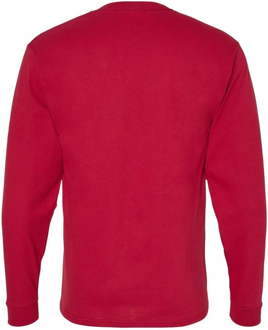 Hanes Essential-T 100% Cotton Long Sleeve T-Shirt 5286