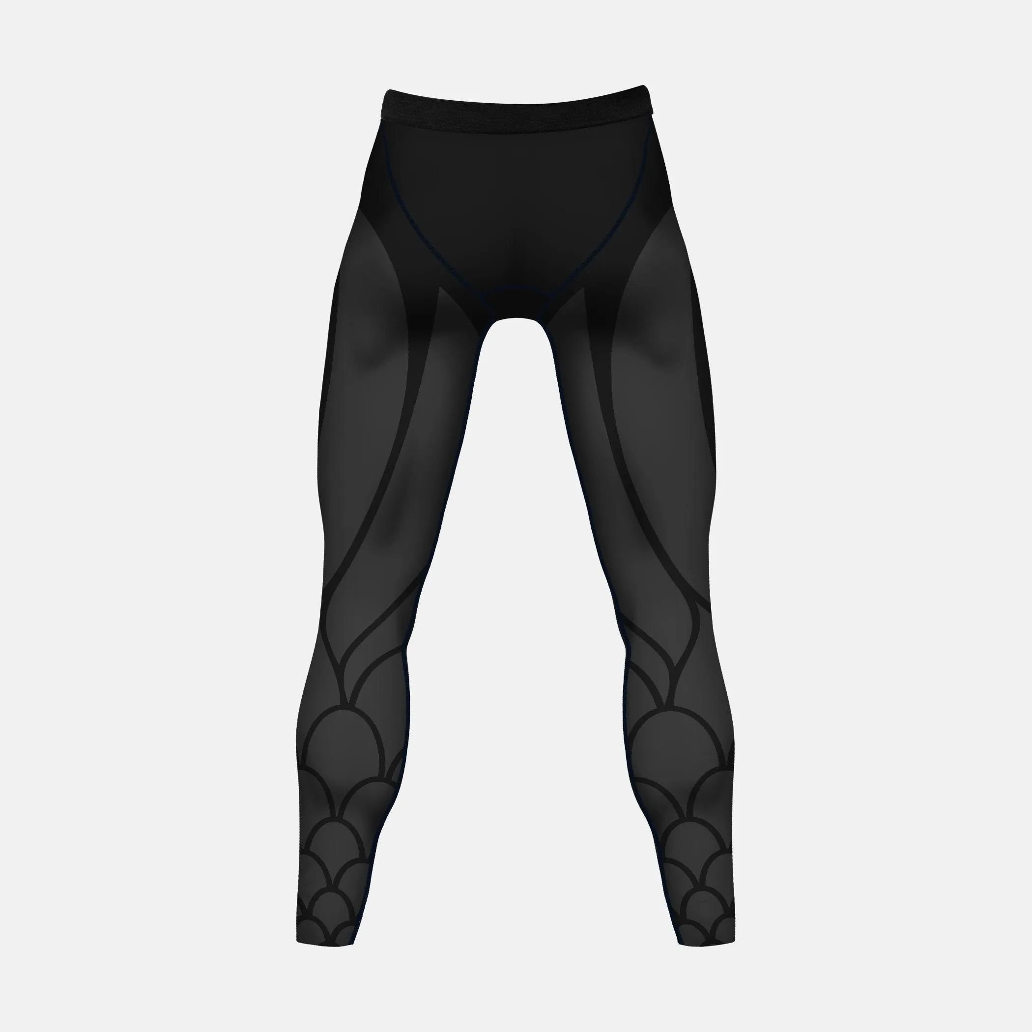 Icarus 2 Black Gray compression tights / leggings