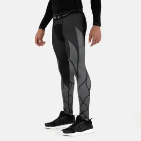 Icarus 2 Black Gray compression tights / leggings