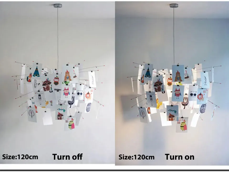 IIS Sonleke Modern Lustre Photo DIY Hanging Chandelier