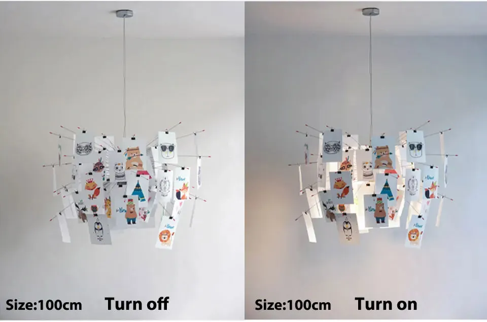 IIS Sonleke Modern Lustre Photo DIY Hanging Chandelier