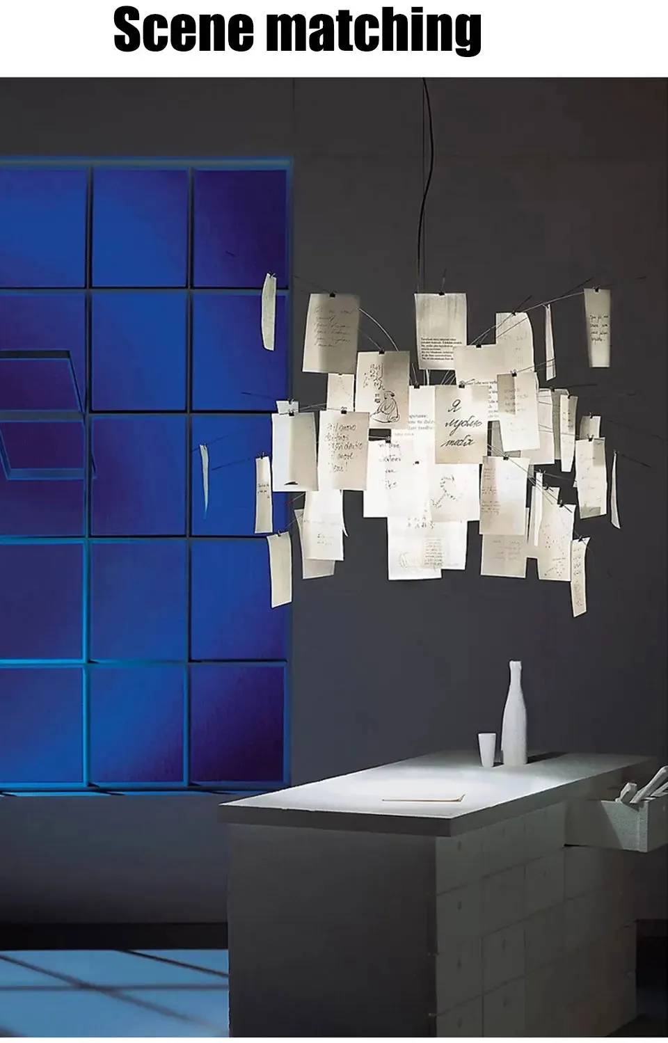 IIS Sonleke Modern Lustre Photo DIY Hanging Chandelier