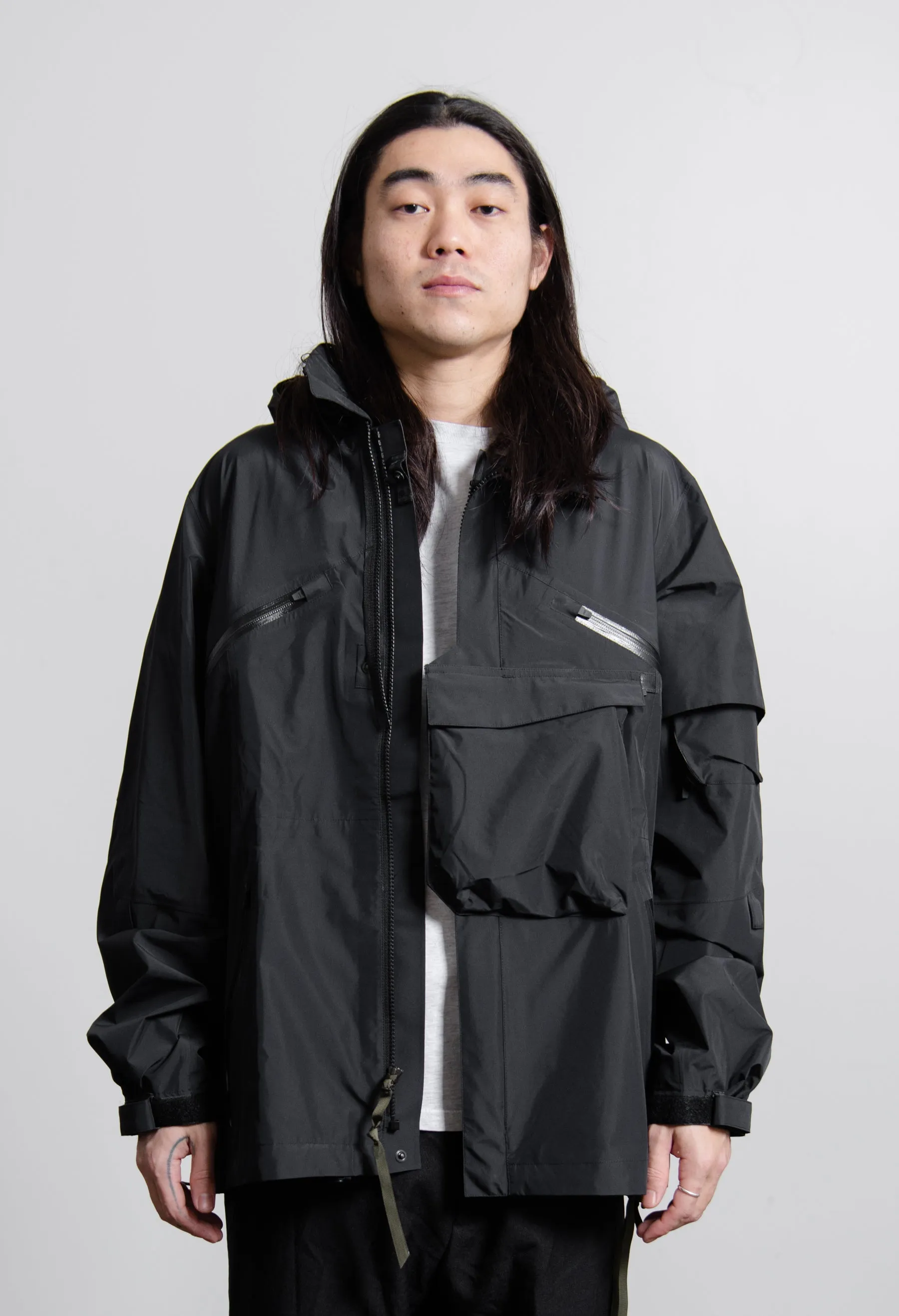 Stylish Black J1W-GTPL Windproof Jacket – Premium Outdoor Apparel
