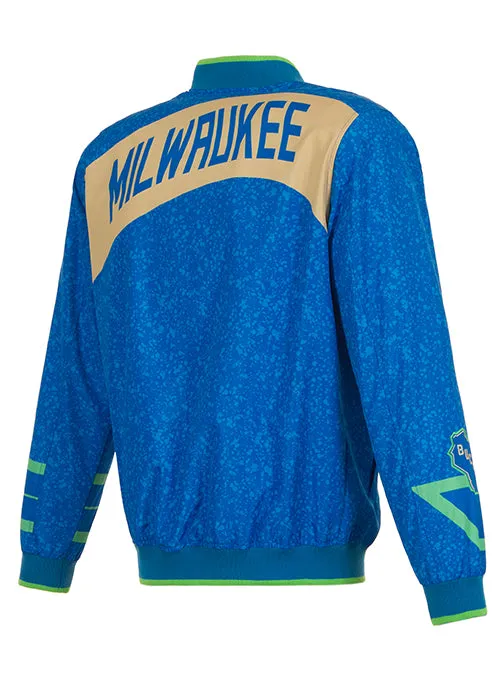 JH Design 2023-24 City Edition Milwaukee Bucks Jacket