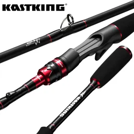 KastKing Max Steel Carbon Spinning / Casting Fishing Rods