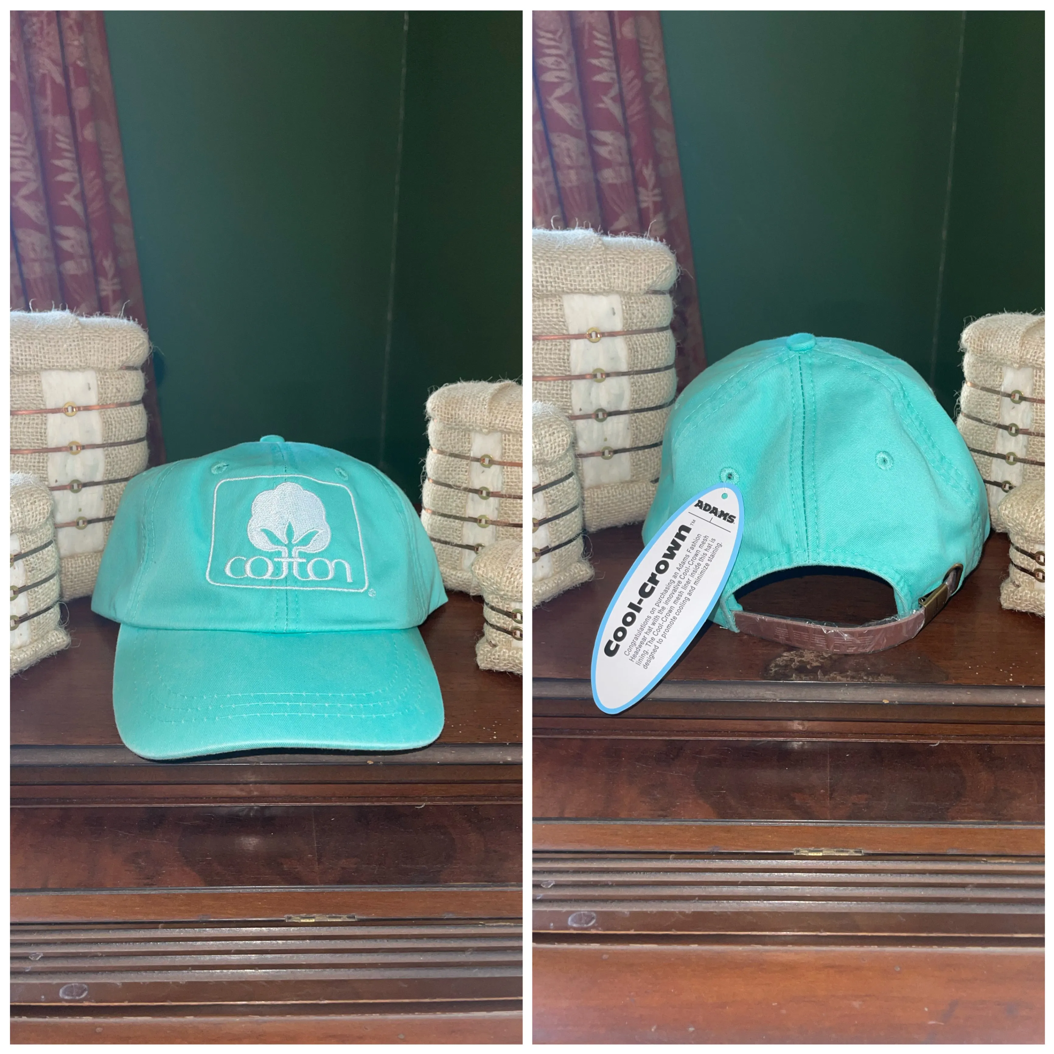 Licensed Cotton Inc. Seafoam Hat