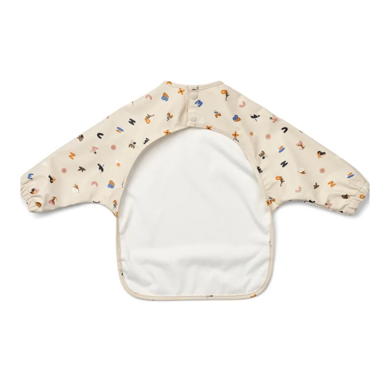 Liewood Merle Cape Bib - Alphabet / Sandy