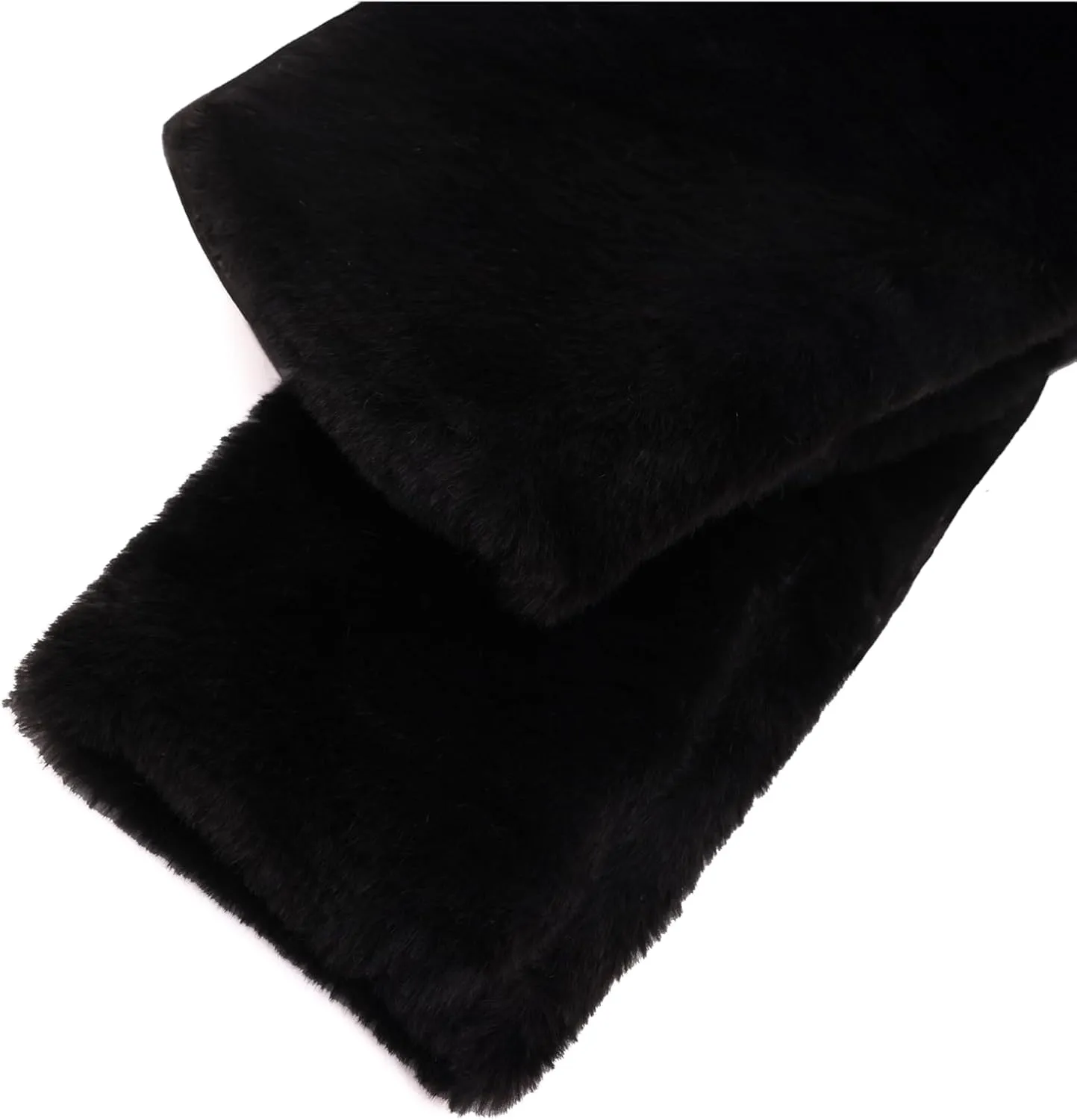Lilax Girls Faux Fur Bolero Shrug Button Closure Cozy Jacket
