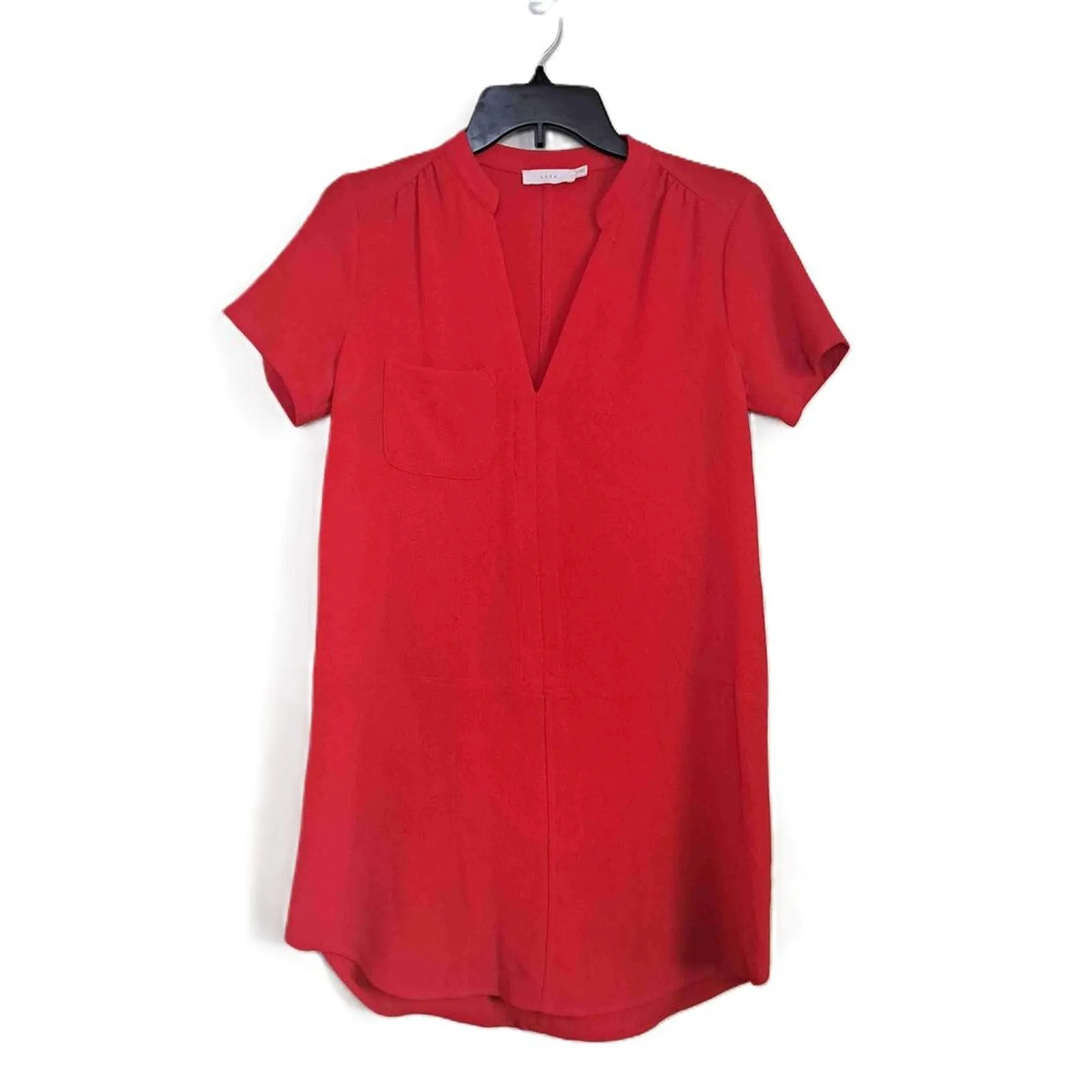 Lush Hailey Crepe Dress Red Size XS