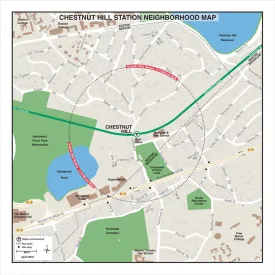 MBTA Chestnut Hill Station Neighborhood Map (Apr. 2012)