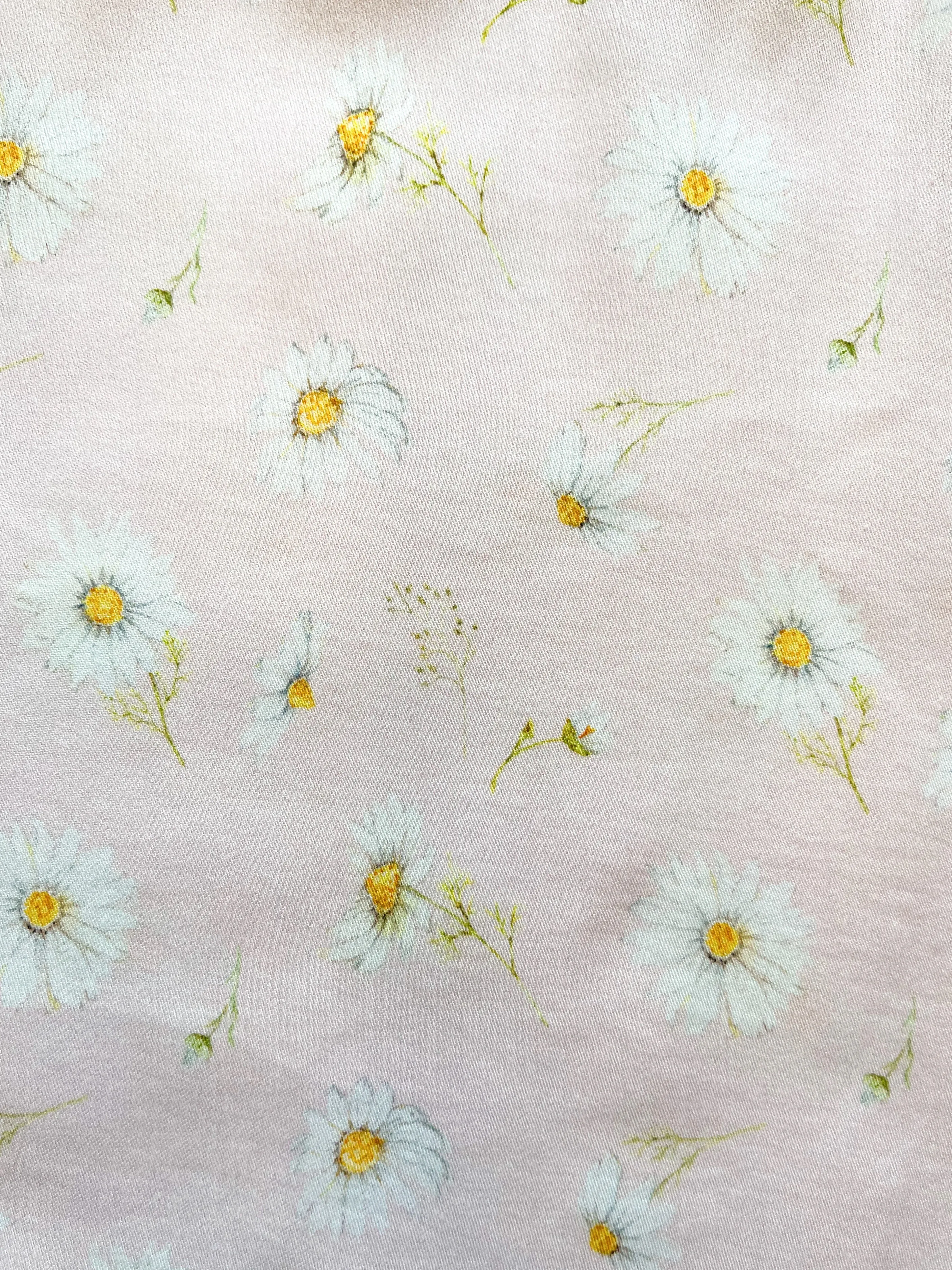 MILANA - GIRLS VISCOSE PYJAMA PINK DAISY PRINT