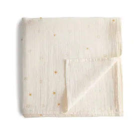 Muslin Swaddle Blanket Organic Cotton (Sun)