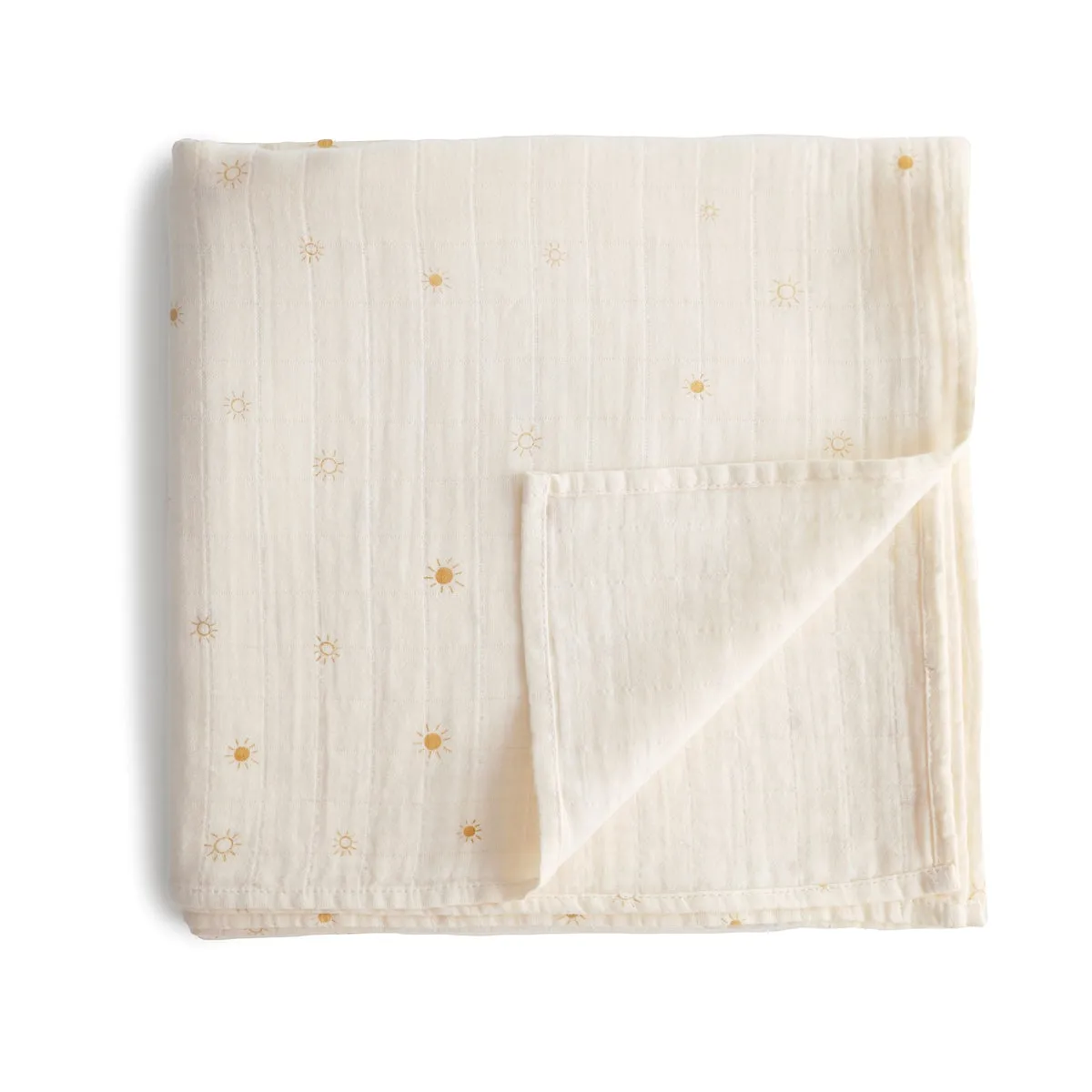 Muslin Swaddle Blanket Organic Cotton (Sun)