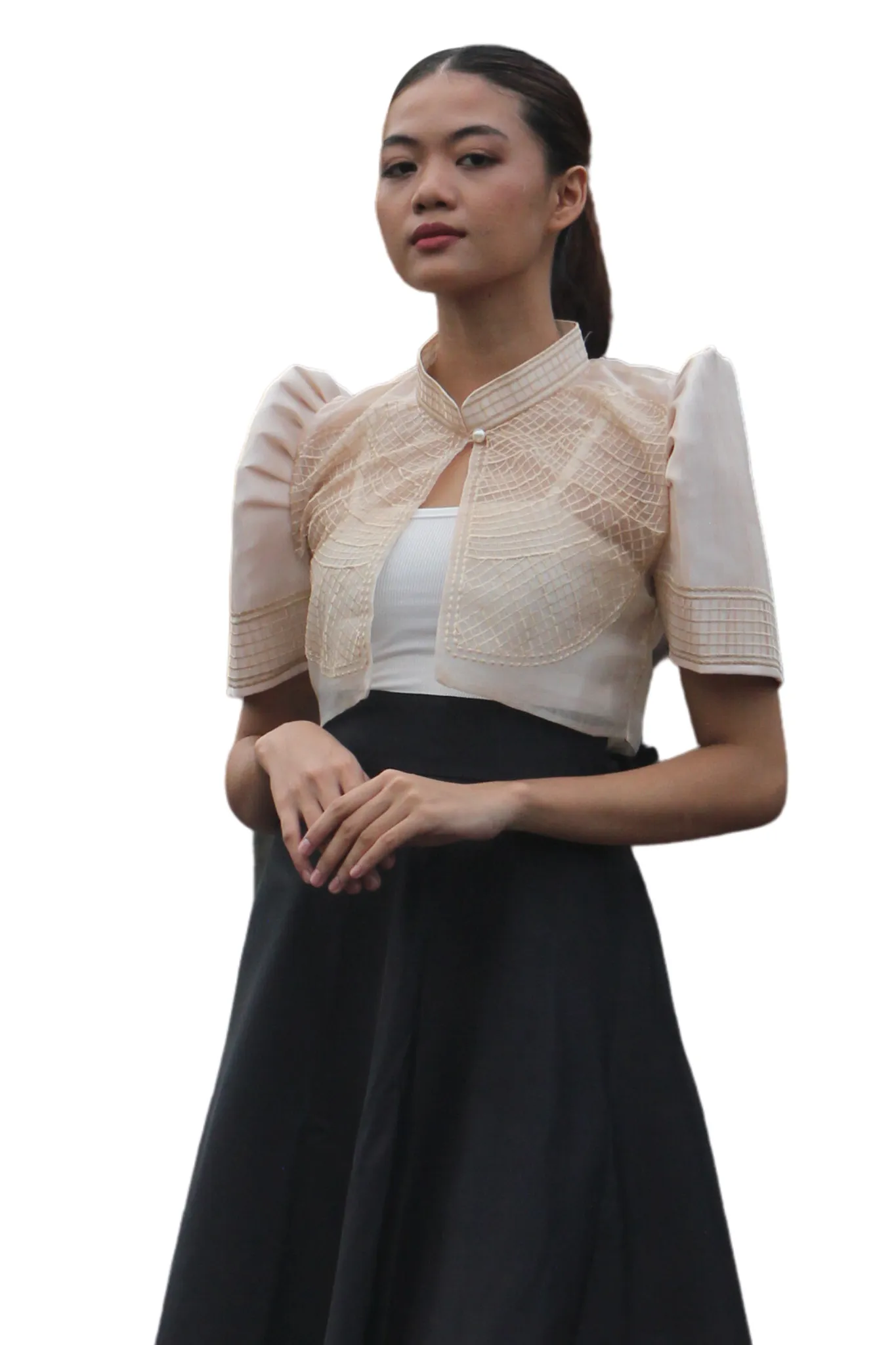 Organza Premium Filipiniana Bolero - LJRM145
