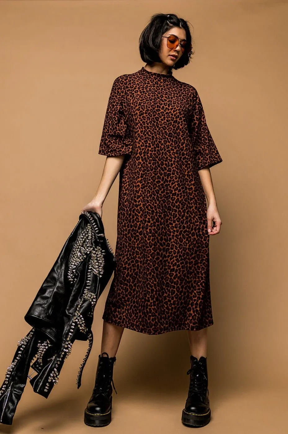 Ozzy Dress in Leopard