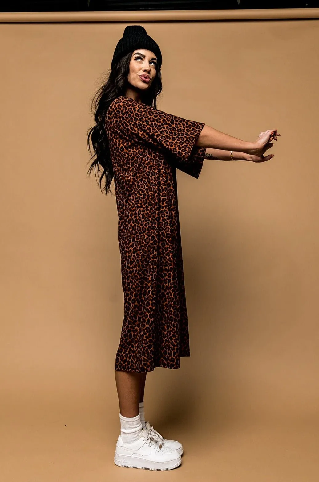 Ozzy Dress in Leopard