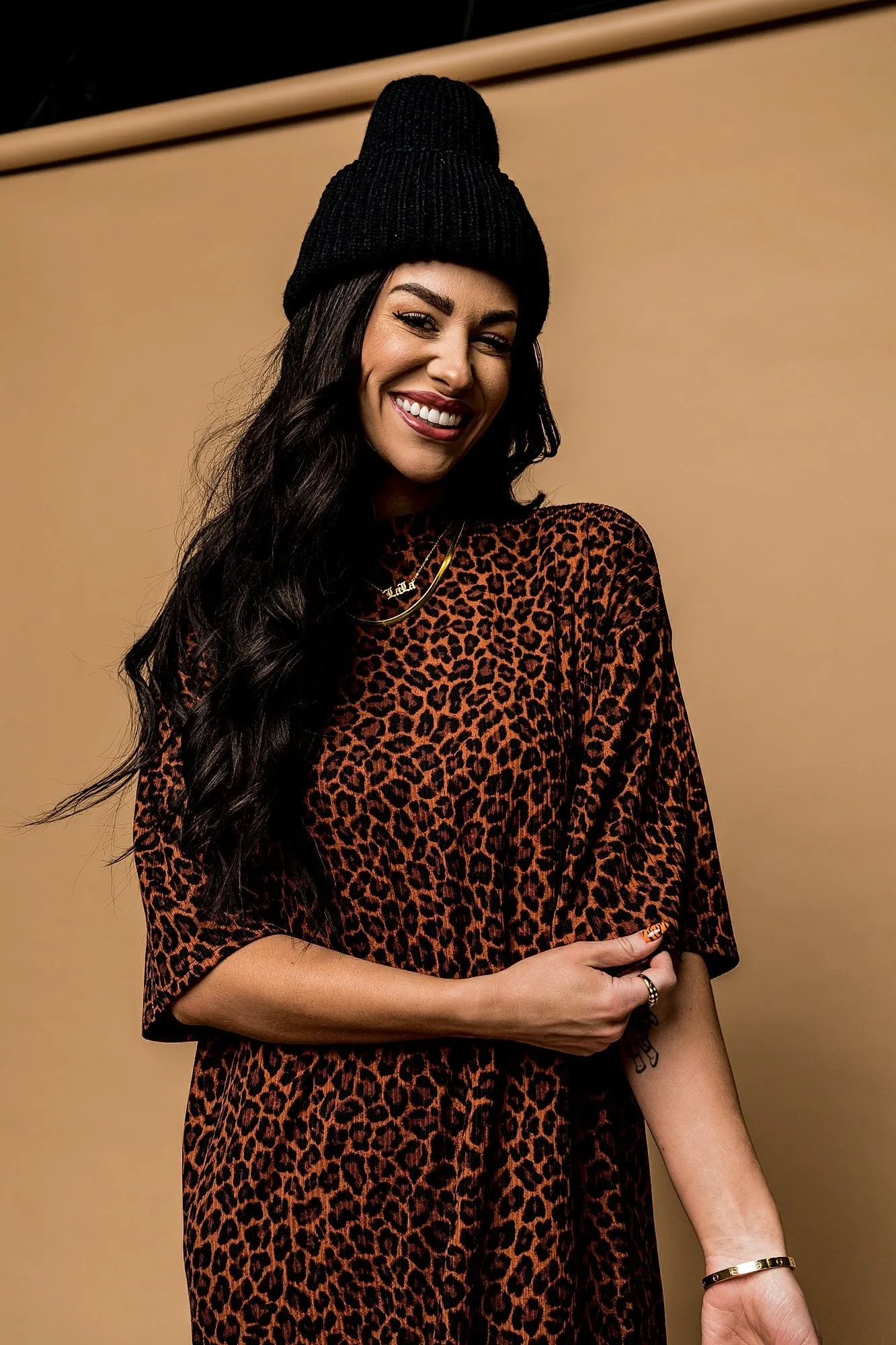 Ozzy Dress in Leopard