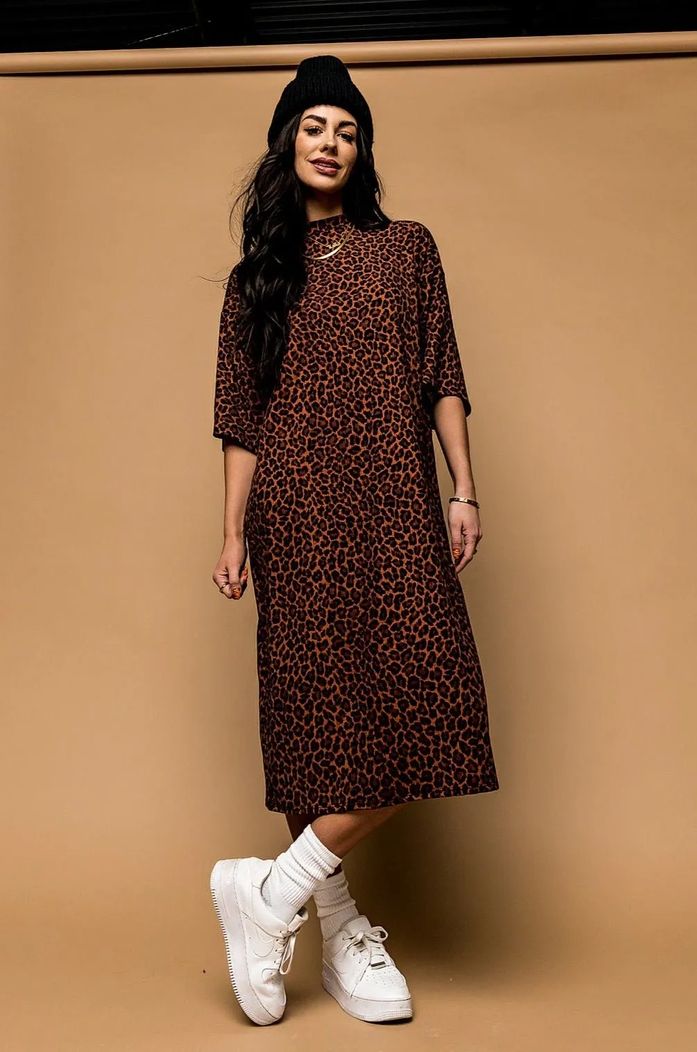 Ozzy Dress in Leopard