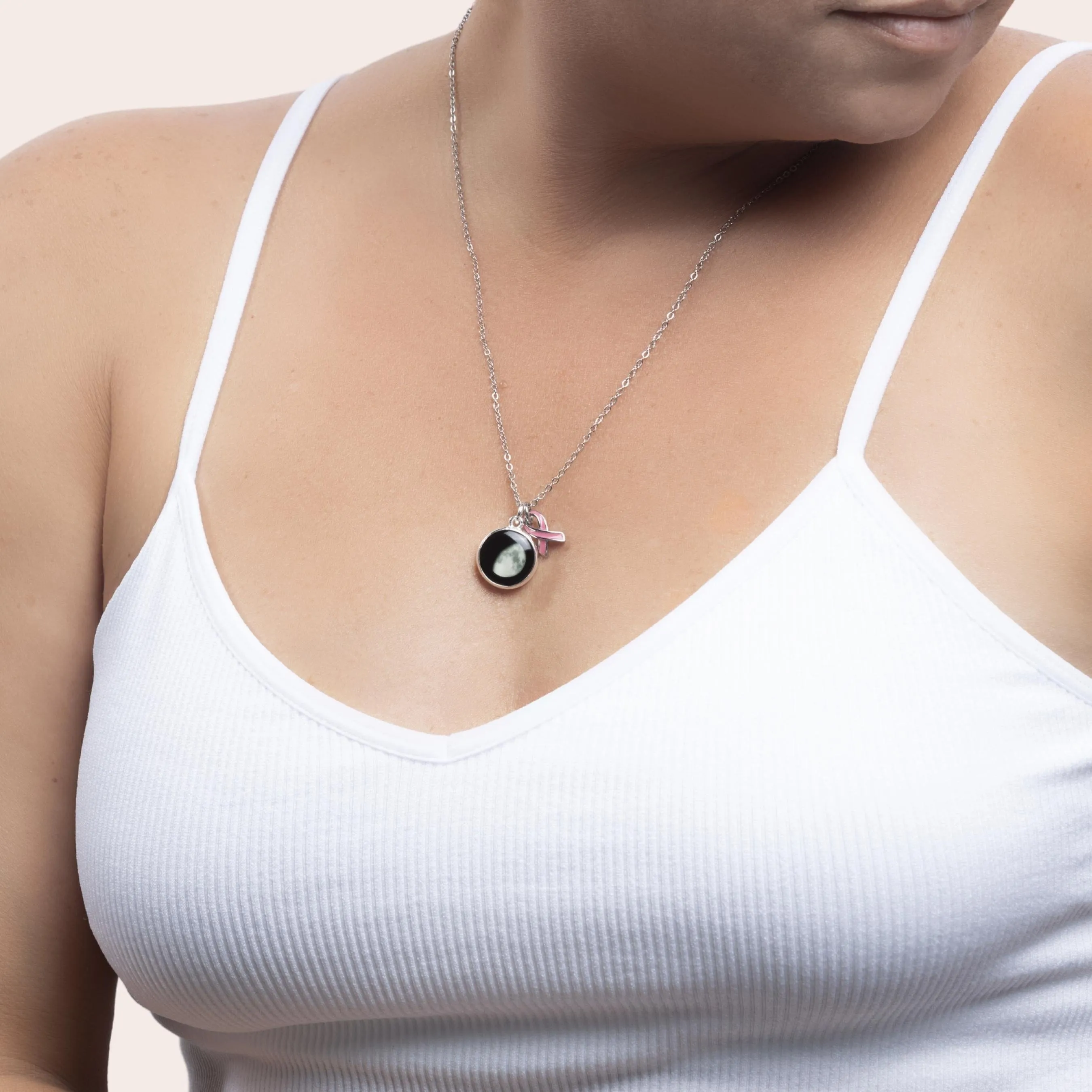 Pink Ribbon Charmed Simplicity