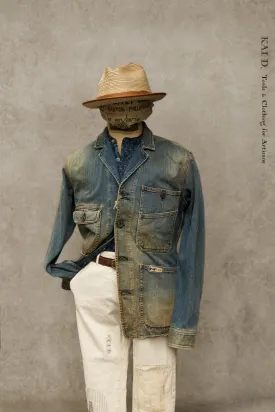 Pioneer Denim Jacket - Faded Indigo - XL (NO RETURN)