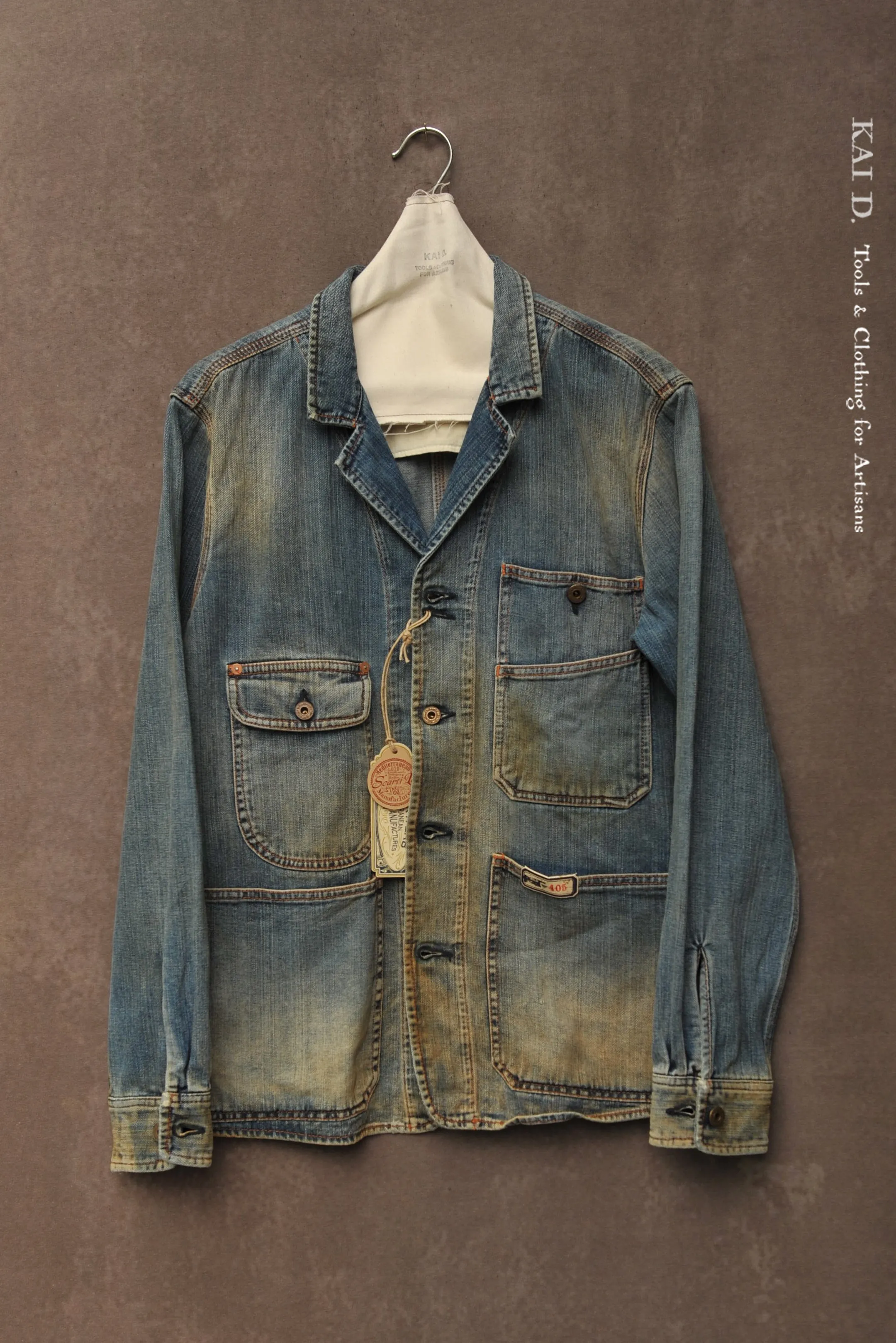 Pioneer Denim Jacket - Faded Indigo - XL (NO RETURN)