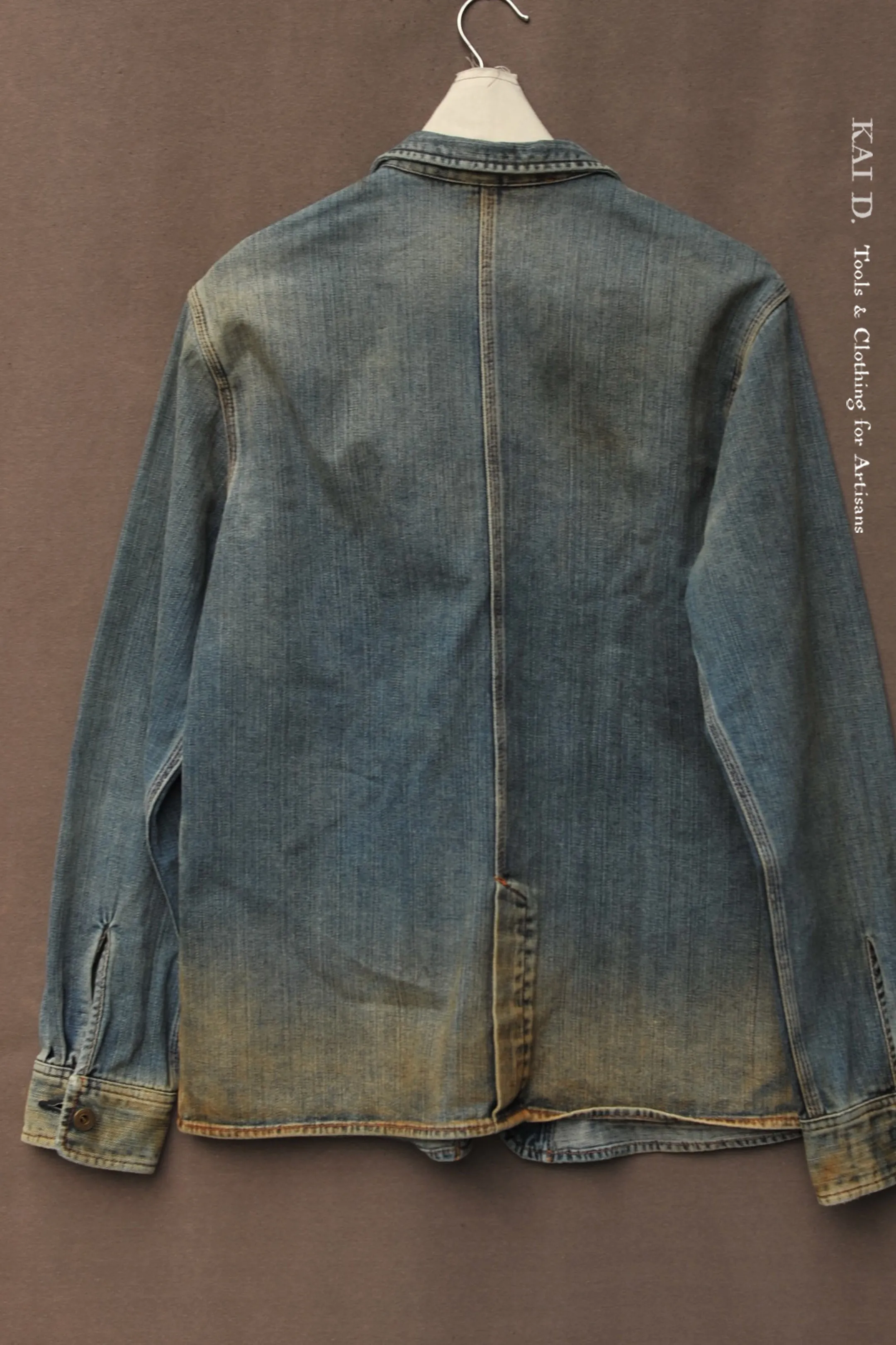 Pioneer Denim Jacket - Faded Indigo - XL (NO RETURN)