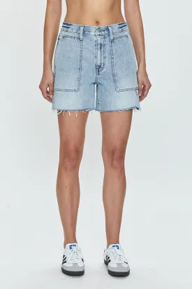 Pistola - Noah Mid Rise Utility Short - Riviera