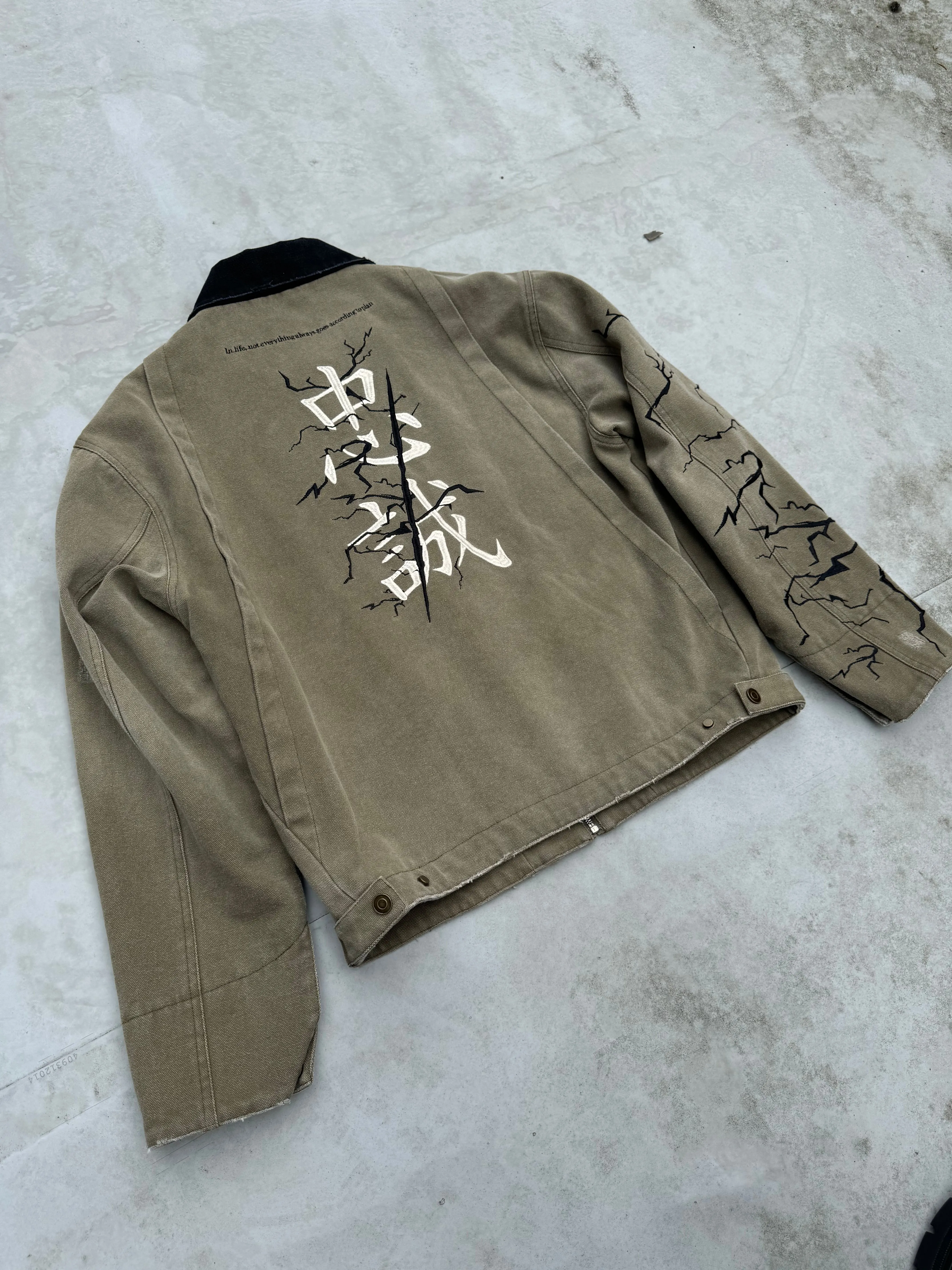 Mint Green Khaki Workwear Jacket - Stylish, Durable, and Functional