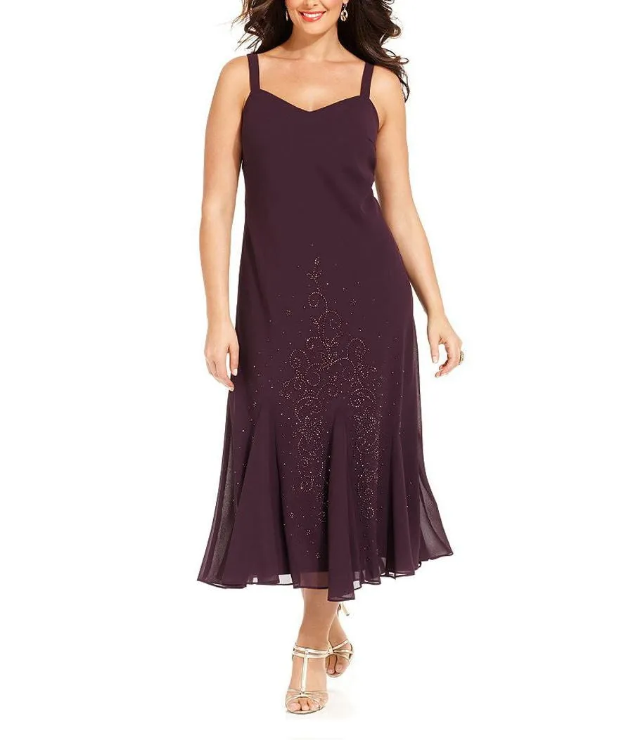 R&M Richards Women's Plus Size Beaded Jacket Dress - Mother of the Bride Dresses