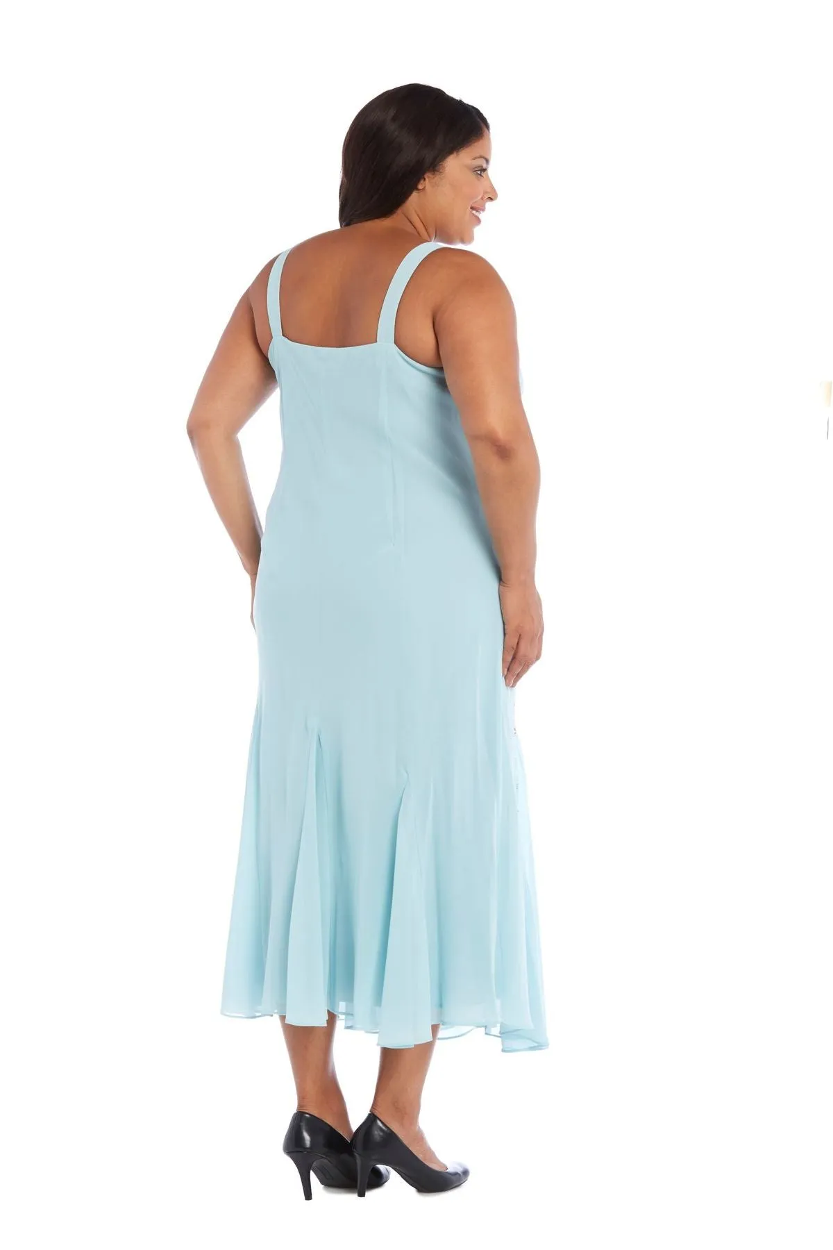 R&M Richards Women's Plus Size Beaded Jacket Dress - Mother of the Bride Dresses