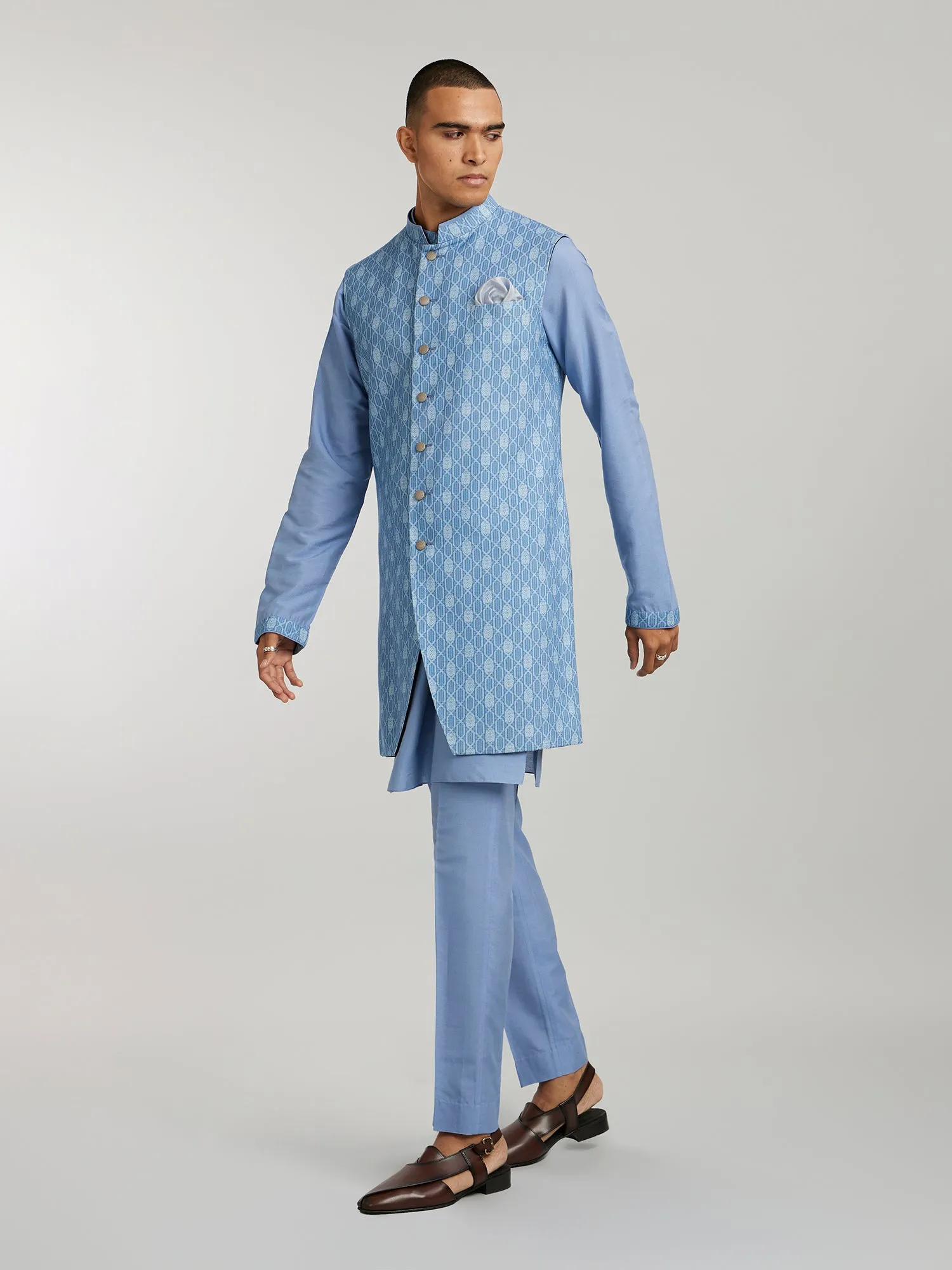 Reversible Sleeveless Sherwani - Marcello
