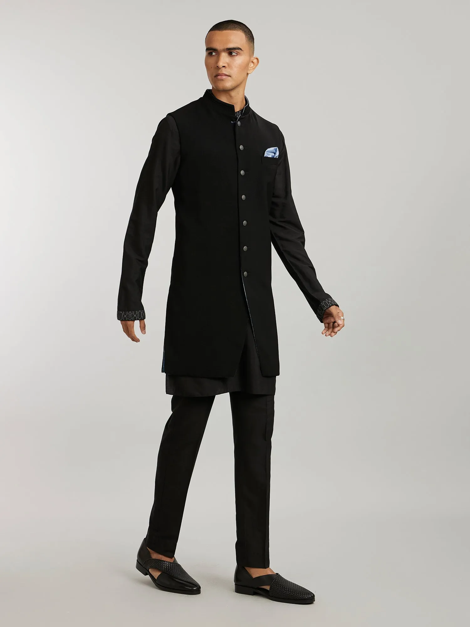 Reversible Sleeveless Sherwani - Marcello