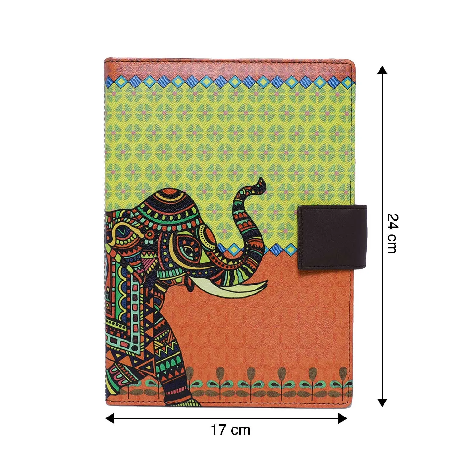 Signature Elephant Leather Case with Diary