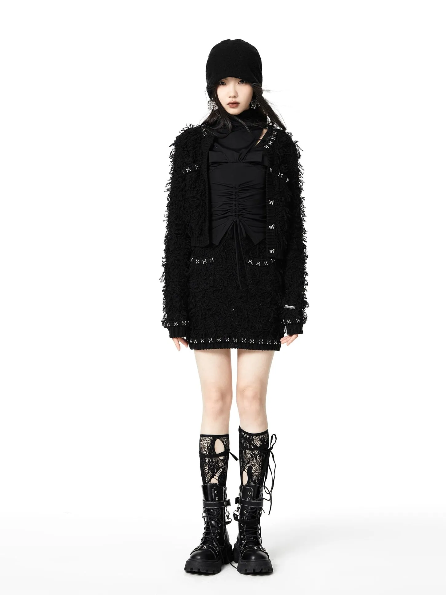 Small Fragrance Cardigan Jacket ＆ Skirt【s0000000400】