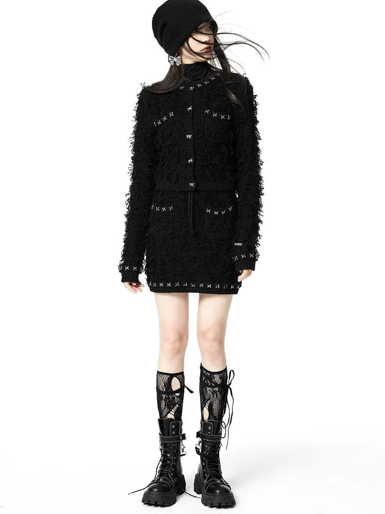 Small Fragrance Cardigan Jacket ＆ Skirt【s0000000400】