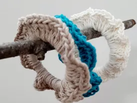 Soft Handmade Scrunchies - Crochet Hair Ties