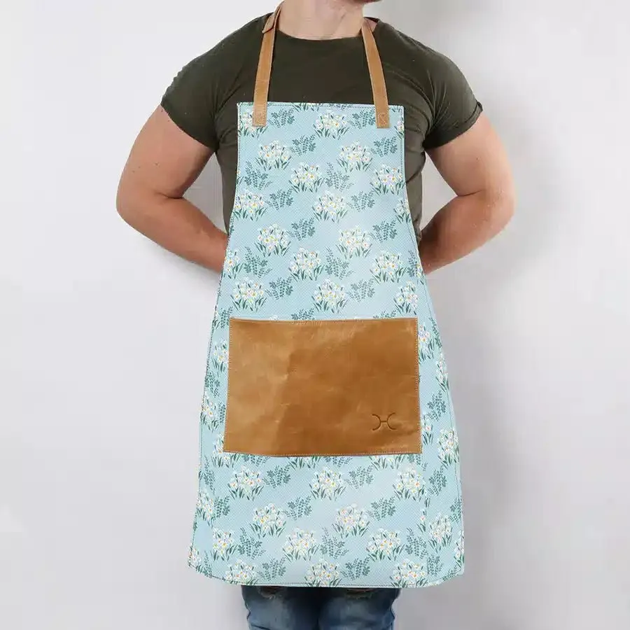 Thandana Laminated Fabric with Leather Pouch Apron | New Designs
