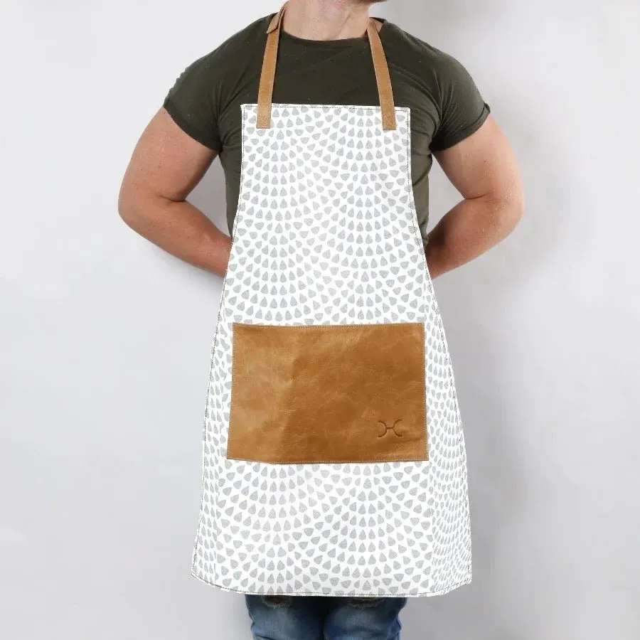 Thandana Laminated Fabric with Leather Pouch Apron | New Designs