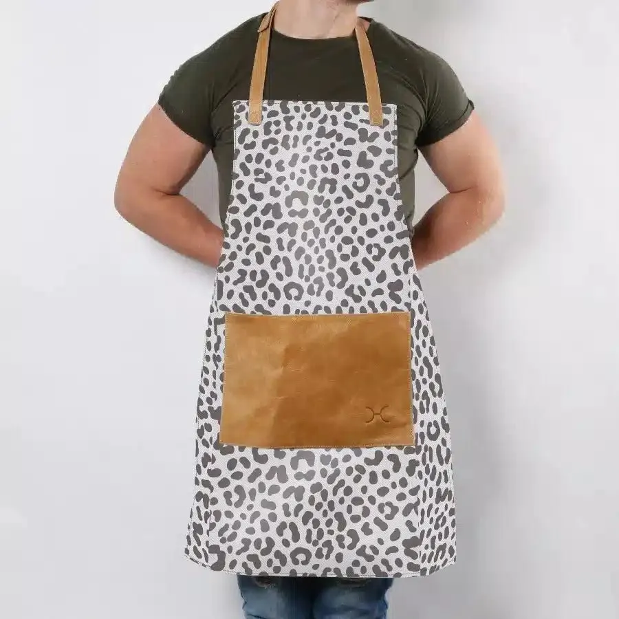 Thandana Laminated Fabric with Leather Pouch Apron | New Designs