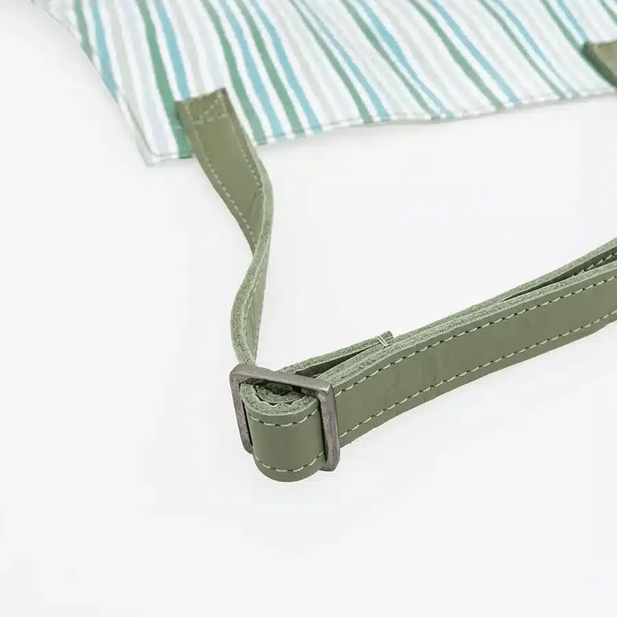 Thandana Laminated Fabric with Leather Pouch Apron | New Designs