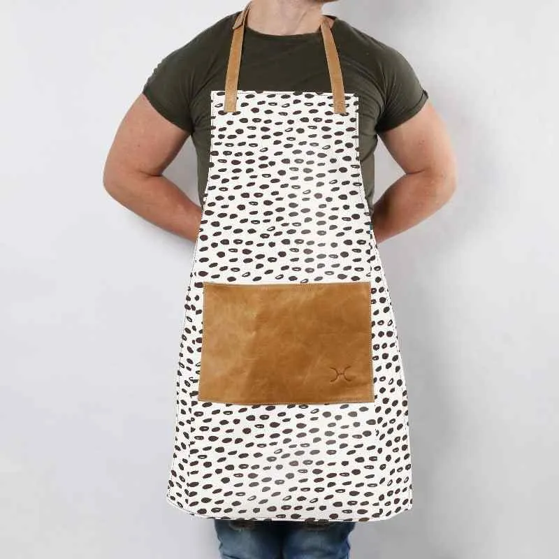 Thandana Laminated Fabric with Leather Pouch Apron | New Designs