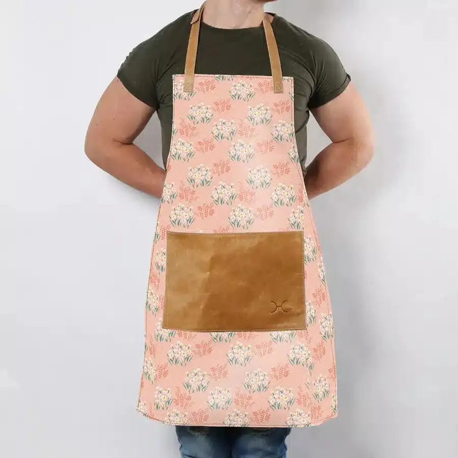 Thandana Laminated Fabric with Leather Pouch Apron | New Designs