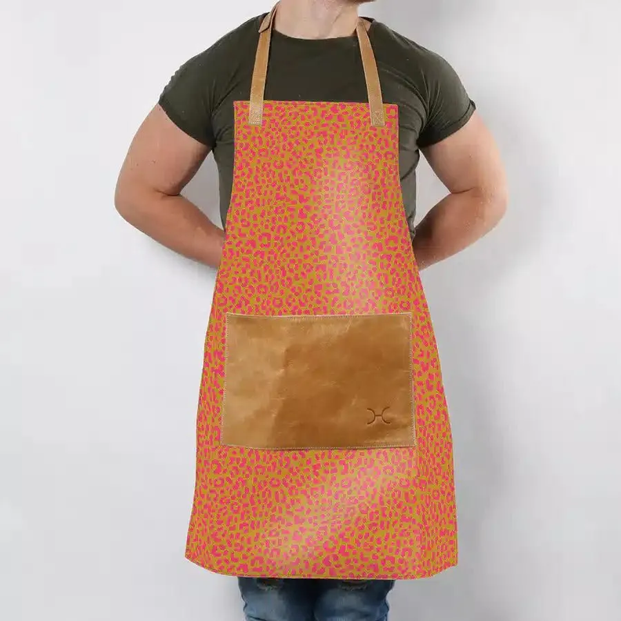 Thandana Laminated Fabric with Leather Pouch Apron | New Designs