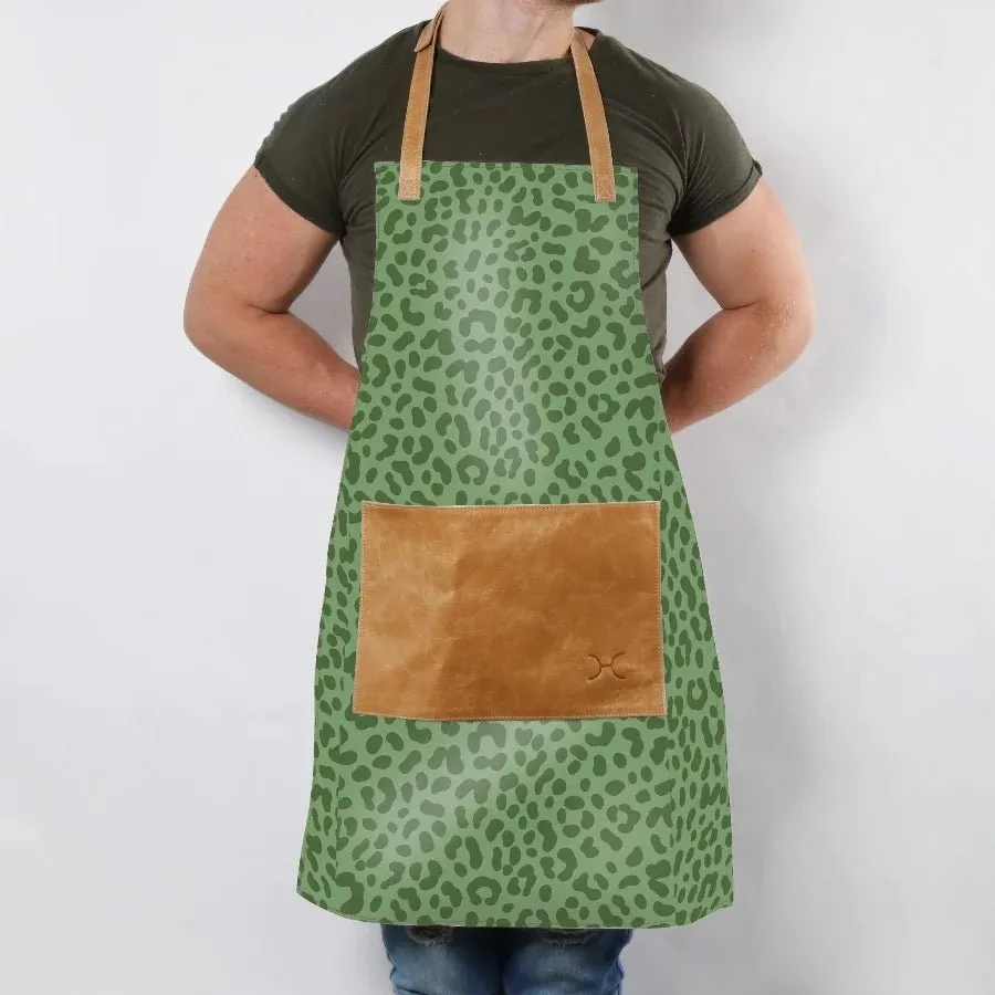 Thandana Laminated Fabric with Leather Pouch Apron | New Designs