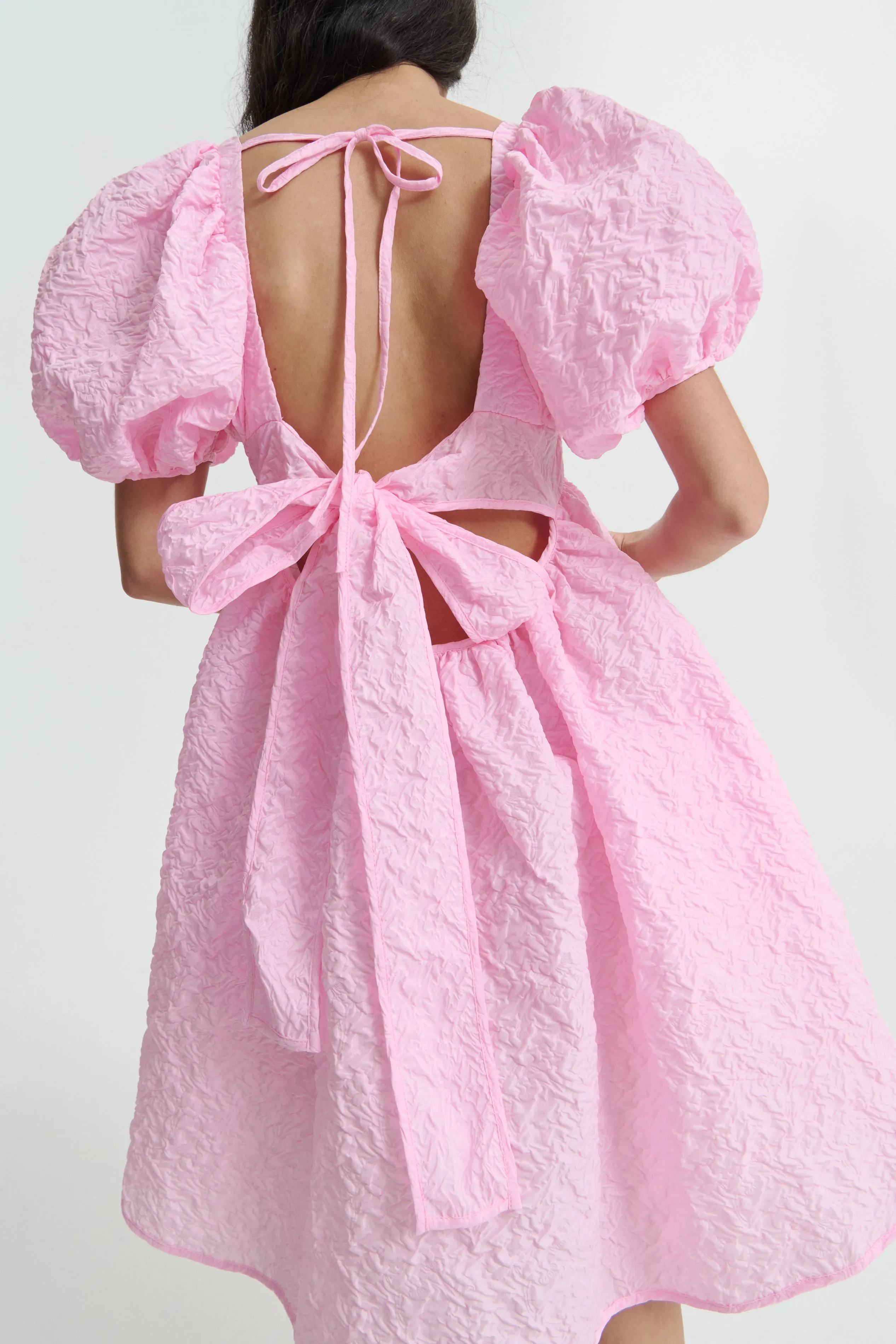 TILDE | DRESS GRAPPOLO MATELASSÉ PINK