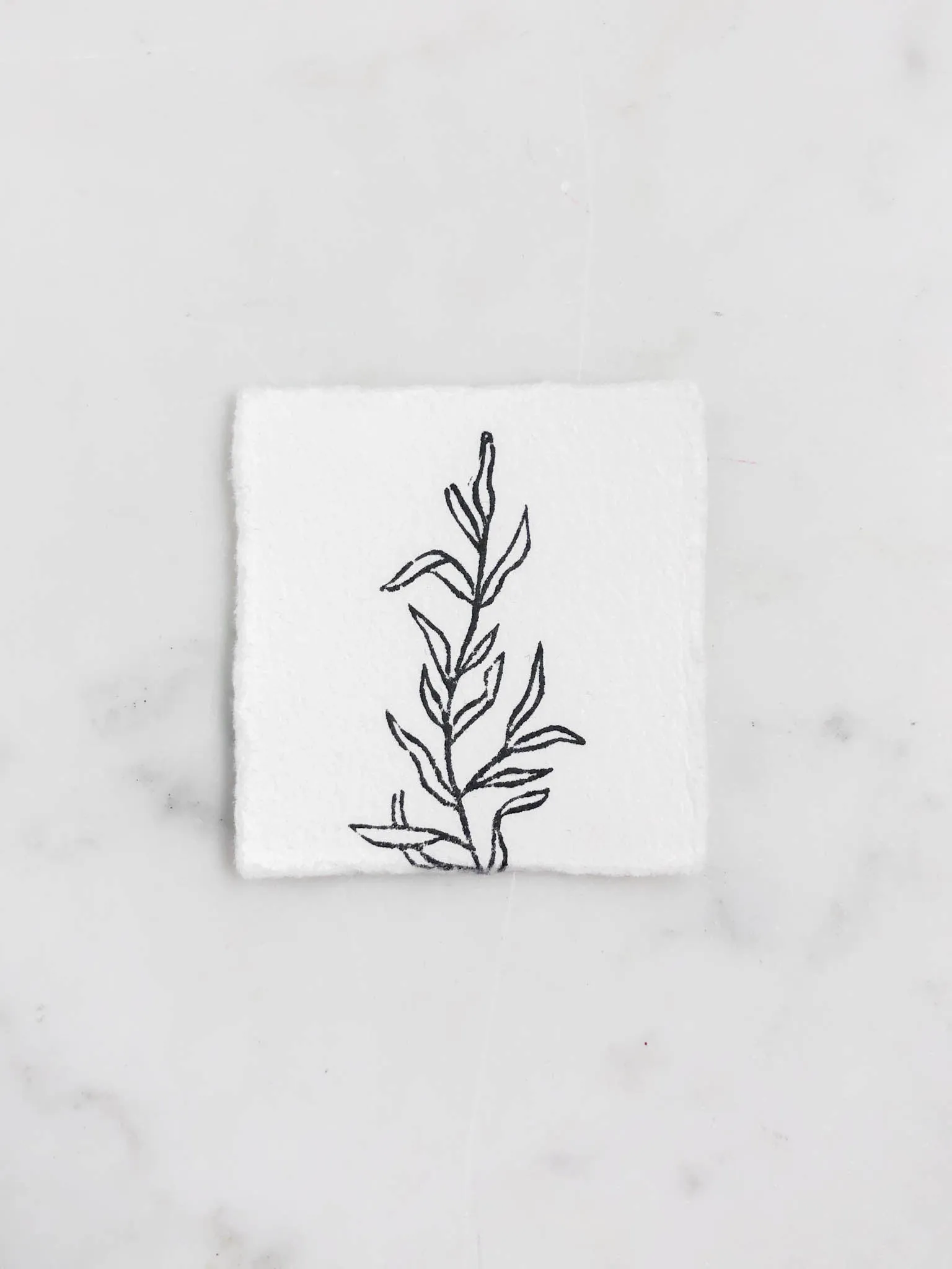 Tiny Nature Linocuts by Hannah Mason