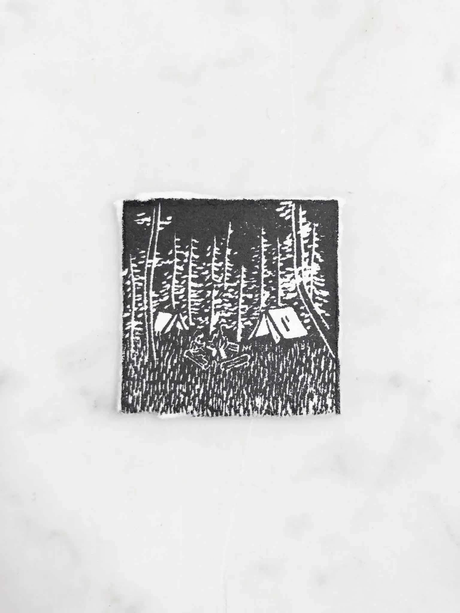 Tiny Nature Linocuts by Hannah Mason