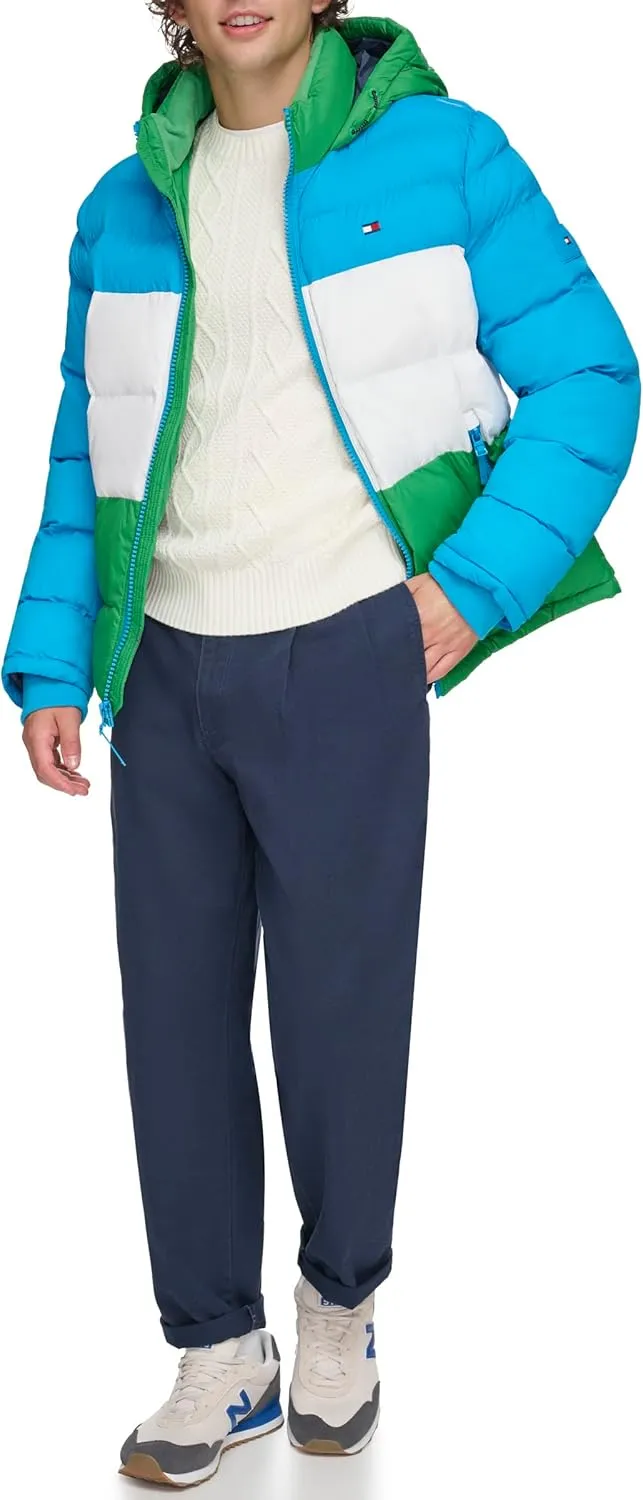 Tommy Hilfiger Men's Hooded Puffer Jacket (Standard and Big & Tall)
