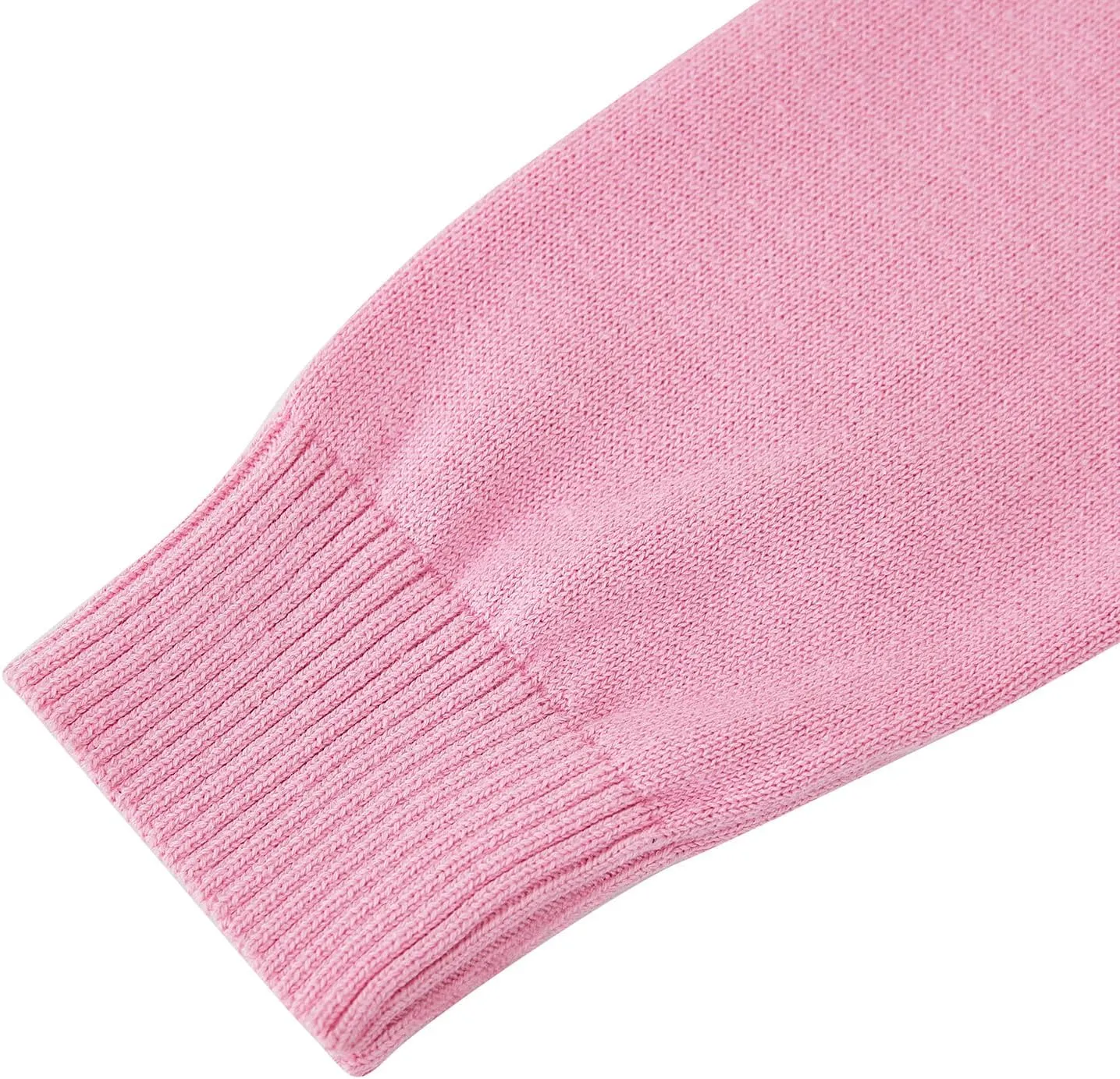 UMELOK Girls Cardigan School Uniform Sweater Crew Neck Long Sleeve Cotton Sweaters